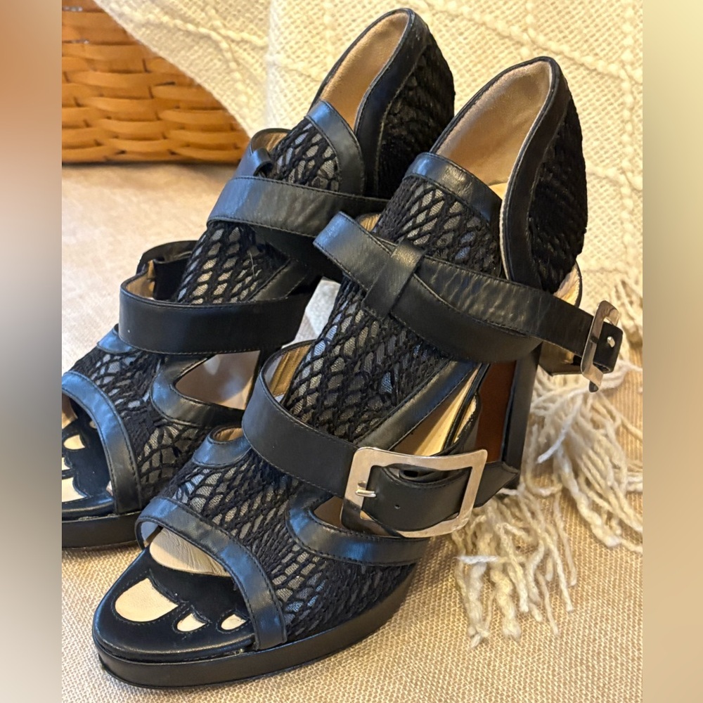 Jean Paul Gaultier platform buckle heels